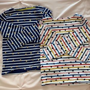 Mini Boden, Breton Polka Dot, Size 7/8